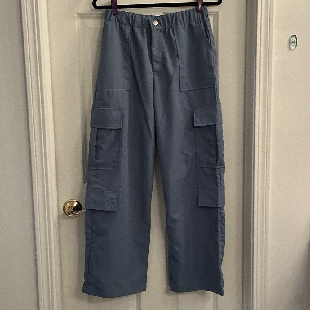 Men's Blue Cargo Pants